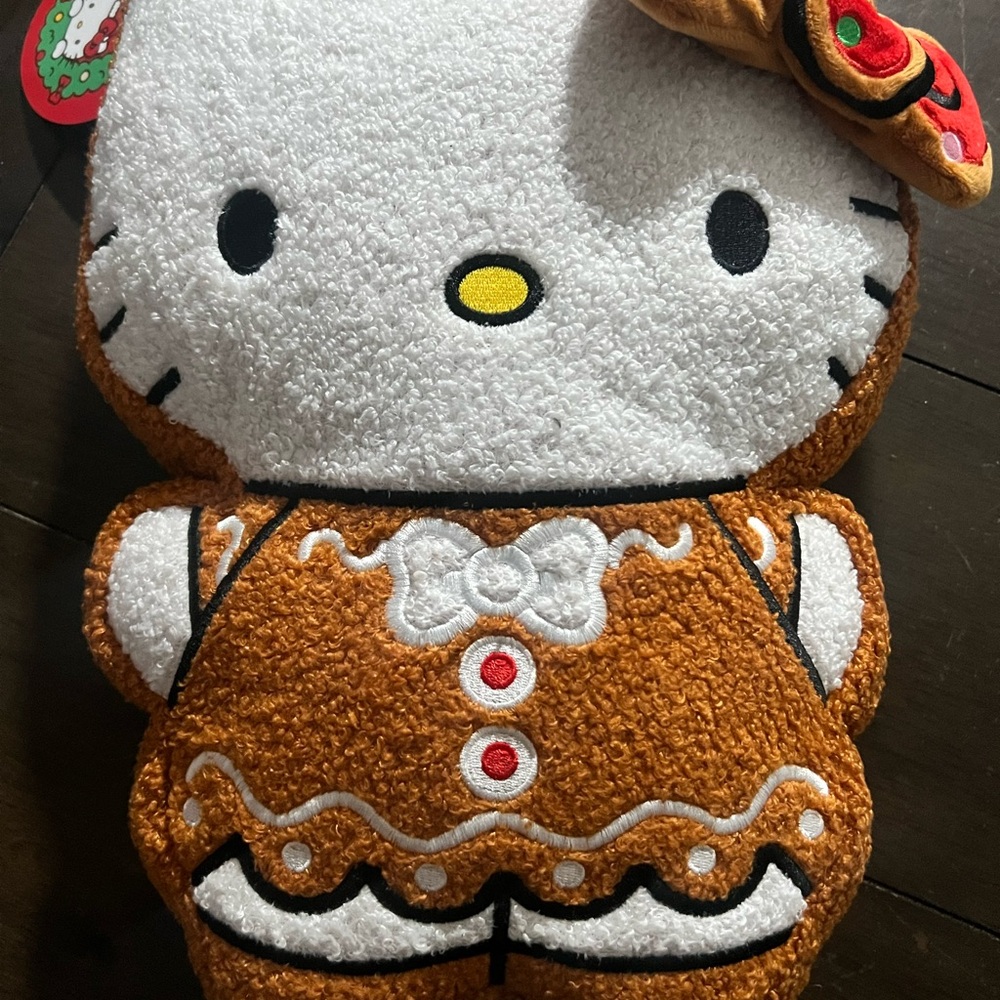 Hello Kitty Brown and White Plush